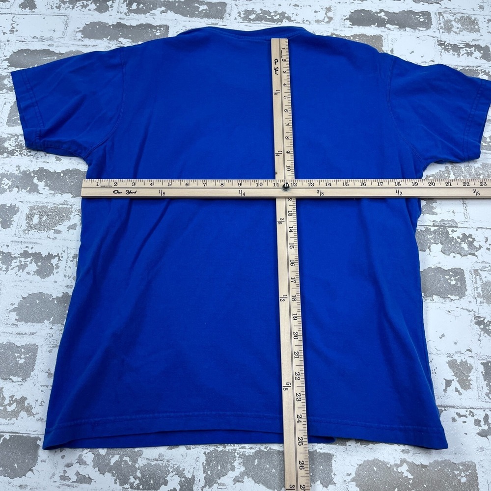 Vintage Disney Shirt Women Large Blue Tee Winnie The Pooh 90s Y2K 2000s Pocket - Picture 8 of 11